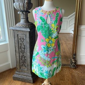 Just… Taylor dress floral pink green and blue!